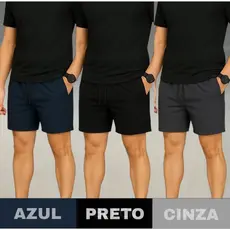 Shorts Tactel Bermuda Masculina Mauricinho Kit Short Tectel Praia Short Masculino Liso