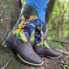 Bota Texana Masculina Brasil