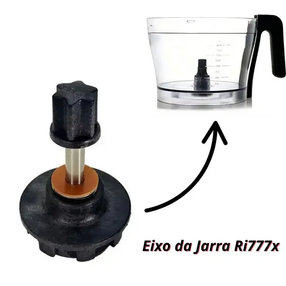 Eixo da Jarra do Processador da Philips Walita RI7774 RI7775