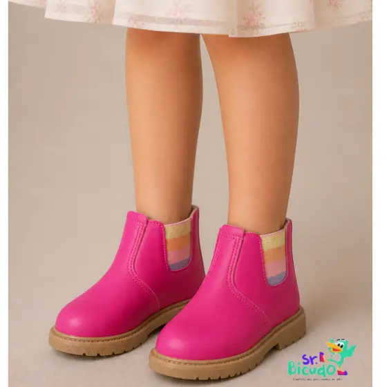 Botinha feminina jequinha estilo country menina infantil