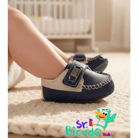 Mocassim infantil menino bebê para batizados e aniversário de 1 aninho