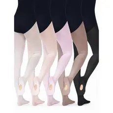 Meia Calça de Ballet Suplex Fio 80 Conversível