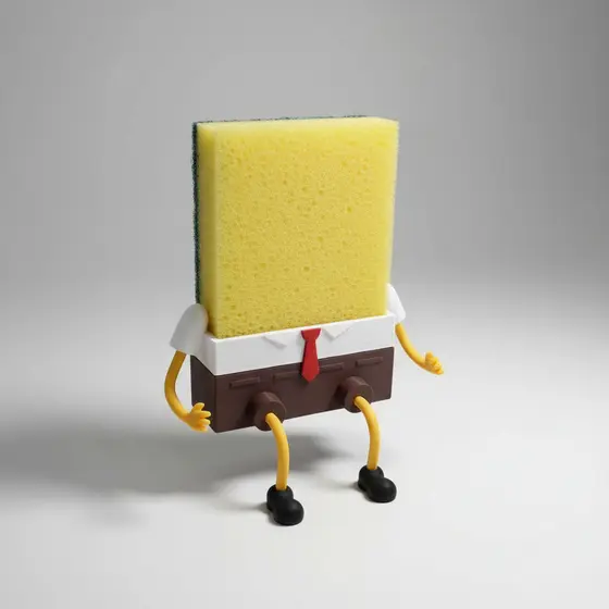 Suporte para Buchas - Bob Esponja