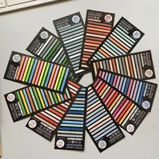 300 Folhas Notas Finas Adesivas Post It Marcador De Páginas Textos Livros Estudante Papelaria Cores