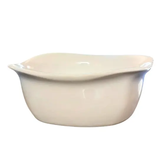Tigela Molhadeira Quadrada 213ml - Porcelana Branca