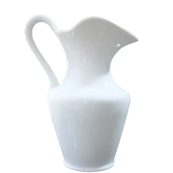 Jarra Clássica 1,750ml Leiteira, Sucos e Bebidas - Porcelana Branca (2)