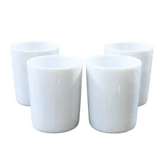 Kit Jogo 48 Copos Shot 100ml Aperitivo / Café - Porcelana Branca