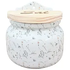 Saleiro Parede 1KG - Porcelana Decorada Arabescos