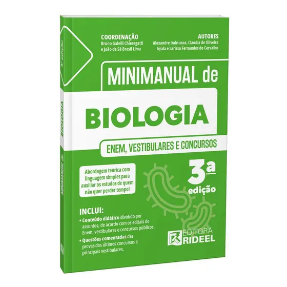 Minimanual de Biologia - Enem, vestibulares e concursos
