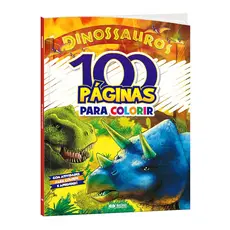 Livro de Colorir  Dinossauros 100 Páginas