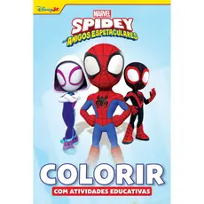 Livro de Colorir Atividades Educativas Marvel Spidey