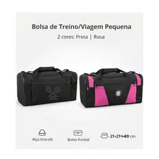 Mala De Viagem Bolsa De Mao Pequena Para Academia Unissex Feminina Masculina Preta / Vermelha / Azul