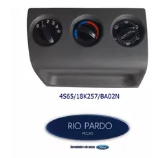 Controle E Moldura Ventilação Grafite Fiesta 2002/2005