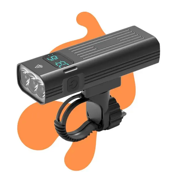 Lanterna De Bike 03 Leds T6 Alto Brilho Power Bank Recarregável Super Forte Luz De Ciclismo