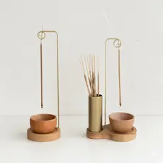 Incensário Artesanal – modelos com e sem Suporte pra Incensos – Ideal para Aroma terapia e Meditação