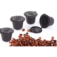 4/5/6x Cápsula de Café Reutilizável Recarregável para Nespresso