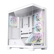 Gabinete Gamer Acegeek Nebula, Mid-Tower, Lateral de Vidro, Branco, AG-NEBULA-WH