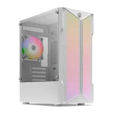 Gabinete Gamer TGT Skylancer V2, Mid-Tower, Lateral De Vidro, Com 4 Fans, Branco, TGT-SKLV2-WH-4F