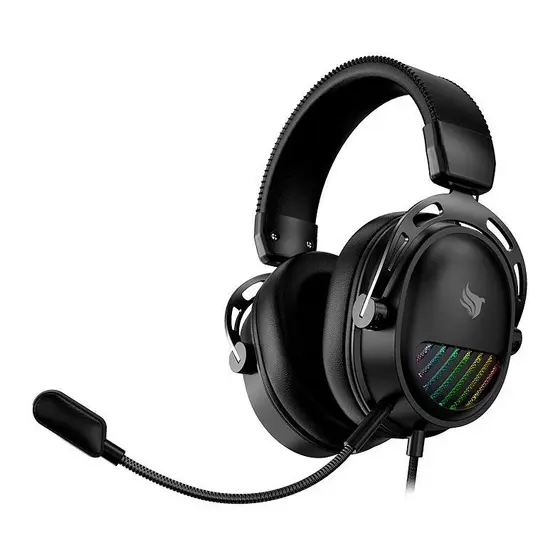 Headset Gamer Pichau Azuris Pro 7.1, Drivers 50mm, Preto, PCH-AZRP-BL01