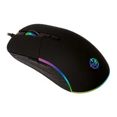 Mouse Gamer TGT GM75, Rainbow, 3600DPI, 6 Botoes, Preto, TGT-GM75-BL01