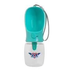 Bebedouro para Pets Portátil Lopetudos HydrateHikes1, 350ml, Turquesa, LP-BDP-TL350
