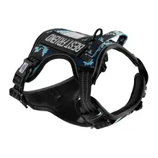 Peitoral para Cachorros Lopetudos EliteGear1, P, Azul Camuflado, LP-PTEG-PCBL