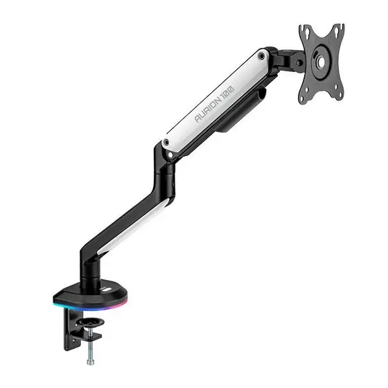 Suporte Articulado Para Monitor Pichau Aurion 100, RGB,17Pol.a32 Pol.Preto e Branco, PG-AUR100-RGB01