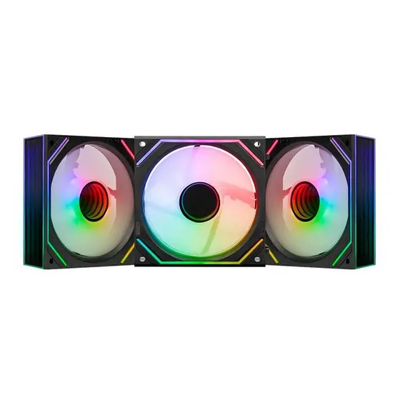 Kit Ventoinhas Pichau Zephyrus, 3x120mm, Preto, PCH-ZEPH-BK01