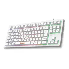 Teclado Gamer TGT M90B, Rainbow, ABNT2, Branco, TGT-M90B-RBW01