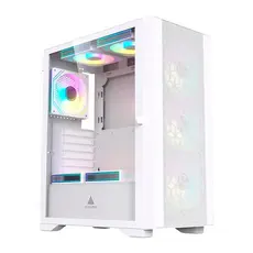 Gabinete Gamer Acegeek Guardian D441, Mid-Tower, Lateral de Vidro, Branco, AG-GUARDIAN-D441-WH