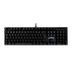 Teclado Mecanico Gamer A+ Plus Tech Khan, Rainbow, ABNT2, Switch Marrom, USB, Preto, AP-KB-3993