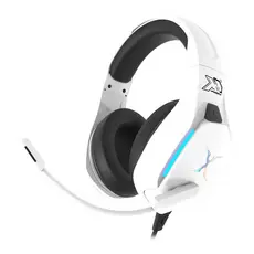 Headset Gamer Foxxray Bal-67, LED Azul, Drivers 50mm, Branco, FXR-BAL-67-WH