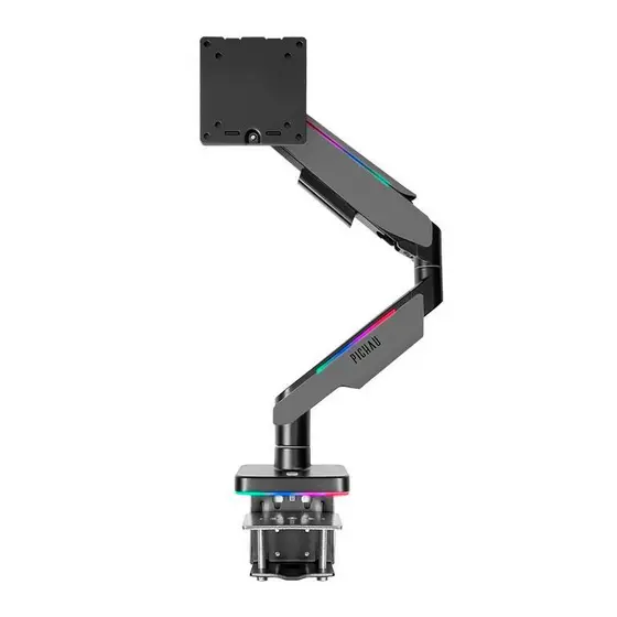 Suporte Articulado Para Monitor Pichau Serpens, 17 Pol a 49 Pol, RGB, Preto e Cinza, PG-SRPGR-RGB01