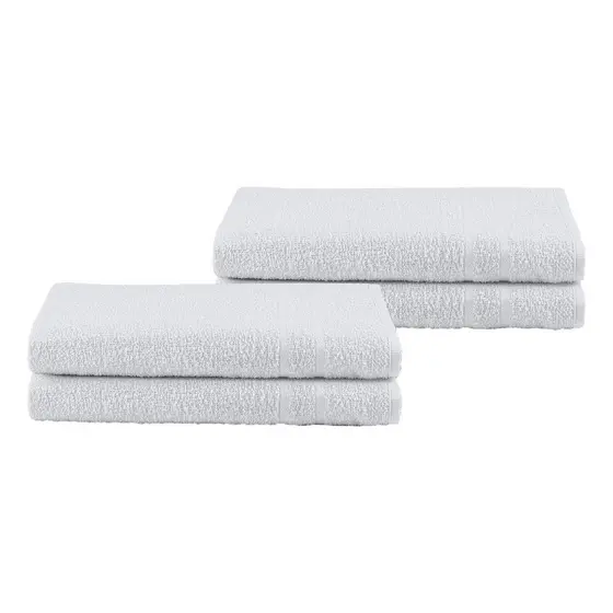Kit 4 Toalhas De Rosto Tenille Alta Absorção E Qualidade