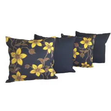 Kit C/4 Capa de Almofada 45x45Cm Decorativas Gorgurinho Oxford Sofá Sala Cama Quarto Sala de Estar