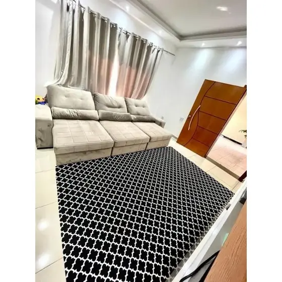 Tapete de jacquard 2,00x1,35 sala quarto copa luxuoso  elegante sofisticado moderno