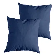 Kit 2 Capas De Almofadas Suede 45x45cm Toque Aveludado Macia