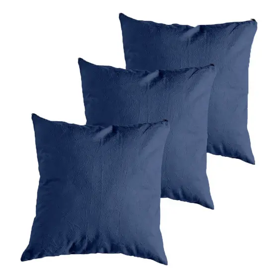 Kit 3 Capas Almofada Suede 45x45cm Estilo Elegante Luxo