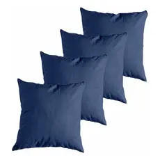 Kit 4 Capas De Almofadas Suede Decorativas 45x45cm Luxo