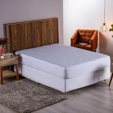 Protetor Colchão Solteiro Impermeável Floral Toque Conforto
