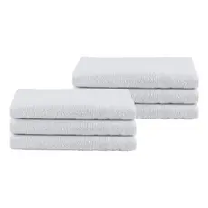 Kit 6 Toalhas De Rosto Tenille Algodão Fio Penteado Macio