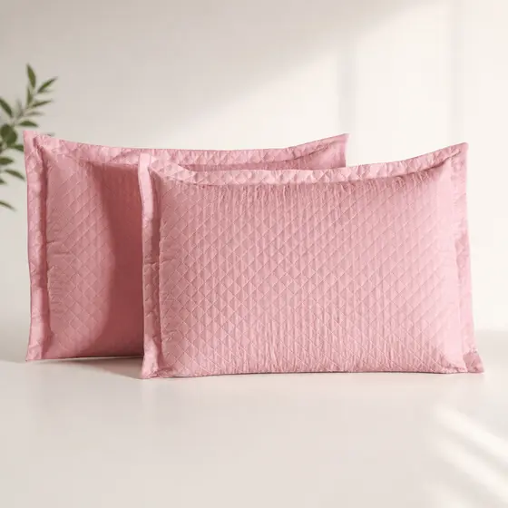 Par Porta Travesseiro Matelado Decorativo Toque Confortável