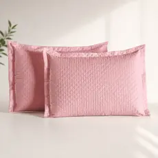 Par Porta Travesseiro Matelado Decorativo Toque Confortável