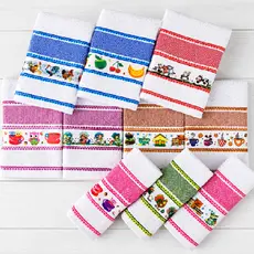 Kit 10 Panos De Prato Gourmet Econômico Algodão Estampados