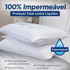 Fronhas Impermeáveis com Zíper Proteção, Higiene e Durabilidade