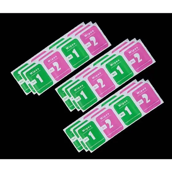 Kit 1000 pc Alcool 1 2 Para Limpeza De Tela Para Aplicar Pelicula