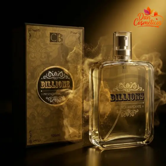 Deo Colônia Billions 100ml CBB Cosméticos Masculino Premium