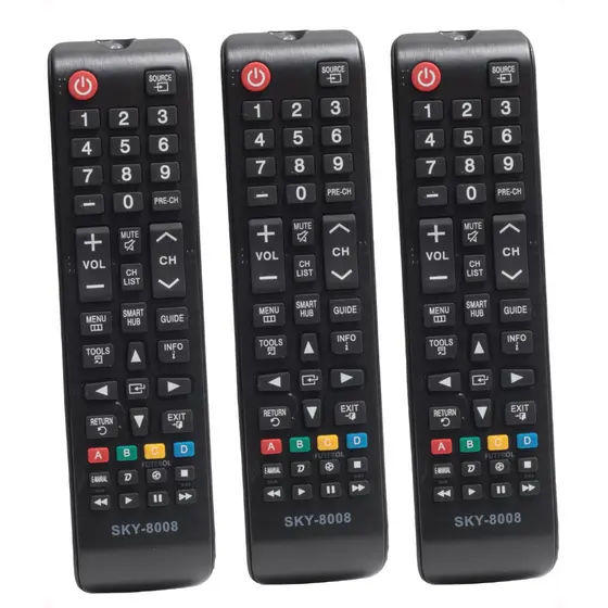 KIT Controle Compatível Tv Samsung Universal Compatível