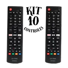 KIT 10 Controle Compatível para Smart TV LG
