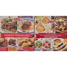 Kit 2 Livros: Coleção Toda Cozinha: Carnes Vermelhas e Os Melhores Acompanhamentos para Churrasco